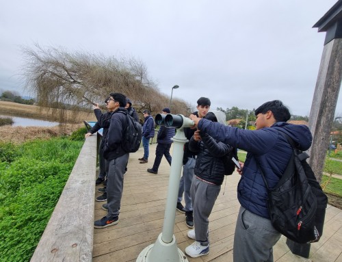 Pesca industrial y estudiantes de Coronel refuerzan llamado a cuidar el humedal Boca Maule